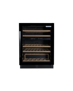 Kibernetik Einbau Weinklimaschrank WKE 46 Schwarz, Rechts, Wechselbar