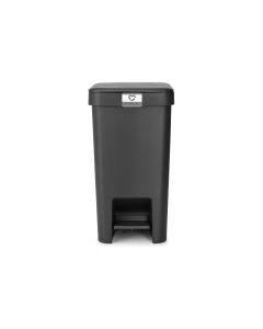 Brabantia Recyclingbehälter StepUp 16 l, Dunkelgrau