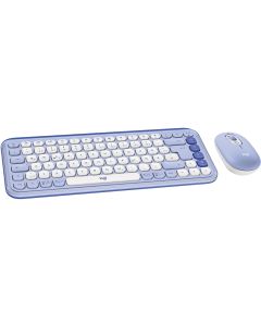 Logitech Tastatur-Maus-Set POP Icon Combo Lilac