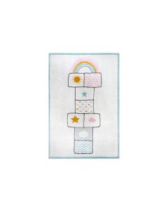 Hanse Home Dekoteppich Hüpf-Abenteuer 160 x 235 cm, Blau