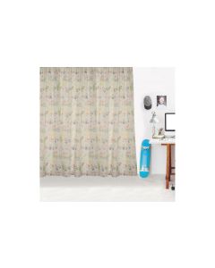 Kindervorhang.ch Tagvorhang Happy mit Faltenband 140 cm x 240 cm