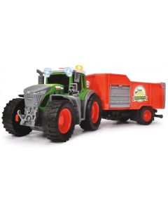 Dickie Toys Landwirtschaftsfahrzeug Fendt Traktor mit Anhänger