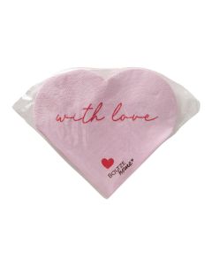 Boltze Papierservietten Love Spezialgrösse, 12 Stück