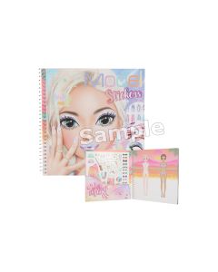 Topmodel Stickerbuch Face Top Model 24 Seiten