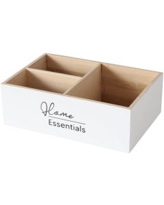 Boltze Aufbewahrungskiste Essentials 30 x 20 cm, Weiss