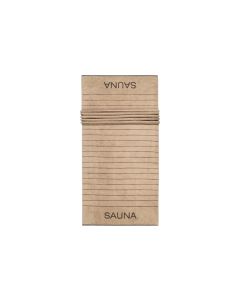 Cawö Saunatuch Balance Doubleface 80 x 200 cm, Sand