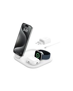 Belkin Wireless Charger BoostChrage Qi2 15 W Weiss