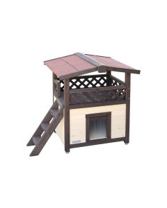 Kerbl Katzenhaus 4-Seasons Deluxe 88 cm x 57 cm x 77 cm