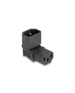 Delock Adapterstecker IEC60320 C14 - C13, gewinkelt