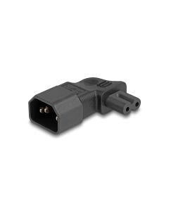 Delock Adapterstecker IEC60320 C14 - C7, gewinkelt