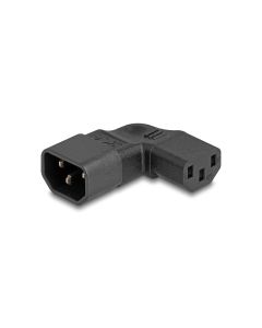 Delock Adapterstecker IEC60320 C13 - C14, gewinkelt L/R