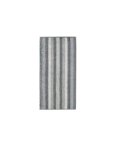 Cawö Handtuch Unique Streifen 50 x 100 cm, Anthrazit