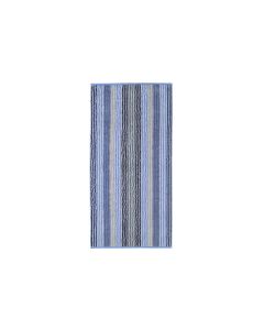 Cawö Handtuch Unique Streifen 50 x 100 cm, Saphir