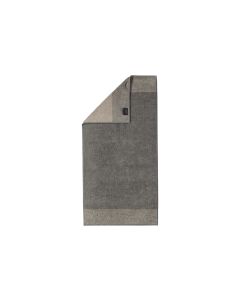 Cawö Handtuch Two Tone 50 x 100 cm, Graphit