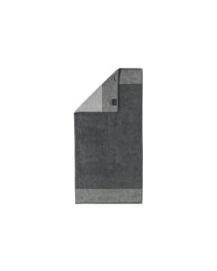 Cawö Handtuch Two Tone 50 x 100 cm, Schiefer