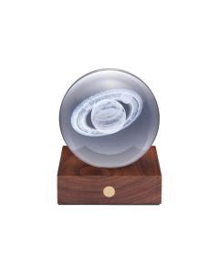 Gingko LED Stimmungslicht Amber Saturn Braun/Transparent