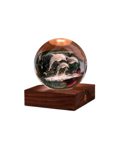 Gingko LED Stimmungslicht Amber Delfin Braun/Transparent