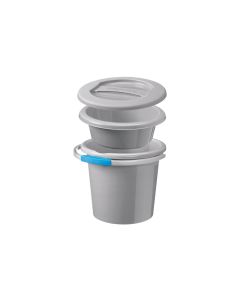 Sigma Home Putzeimer Water-Line 3-teilig 12 l, Grau