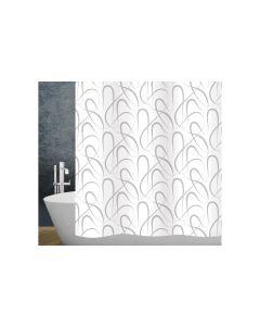 diaqua® Duschvorhang Swing 180 x 180 cm, Silber