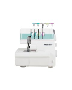 Medion Nähmaschine Life Overlock SO90 Weiss/Türkis