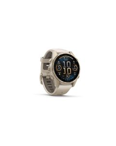 GARMIN Sportuhr Fenix 8 AMOLED Sapphire, 43 mm Beige