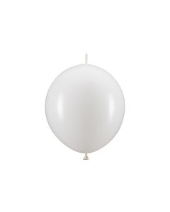 Partydeco Luftballon Weiss 33 cm, 20 Stück