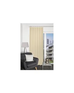Stotz Decor AG Nachtvorhang mit Schlaufe Fjella 130 cm x 245 cm, Beige