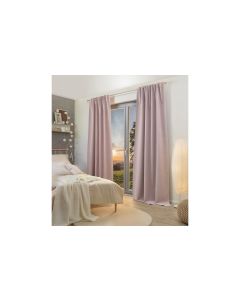 Stotz Decor AG Nachtvorhang mit Faltenband Flint, Blackout 135 cm x 300 cm