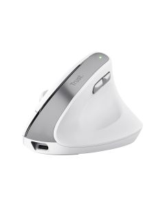 Trust Ergonomische Maus Bayo II Weiss
