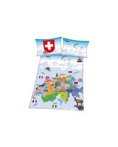 Herding Kinderbettwäsche Schweiz 160 x 210 cm + 65 x 100 cm