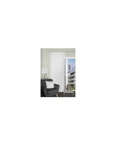 Stotz Decor AG Nachtvorhang mit Schlaufe Fjella 130 cm x 245 cm, Weiss