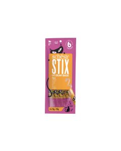 Schesir Katzen-Snack Stix Creamy Snacks Huhn, 6 x 15 g