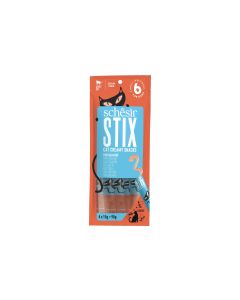 Schesir Katzen-Snack Stix Creamy Snacks Lachs, 6 x 15 g