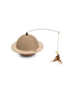 Designed by Lotte Kratzball Holz/Jute 29,5 x 29,5 x 20 cm