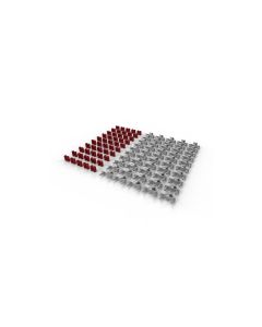 Patchbox Rack Zubehör /dev/mount (Bolzen Rot) 50-Pack