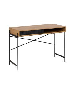 AC Design Tisch Angus, Schwarz / Braun