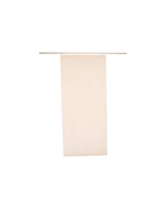 Hubatka Flächenvorhang Uni 60 cm x 240 cm, Beige