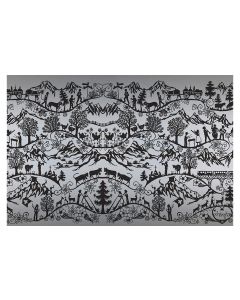 Hubatka Fensterfolie Swissness 46 x 150 cm, Schwarz