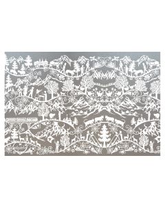 Hubatka Fensterfolie Swissness 46 x 150 cm, Weiss