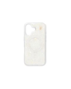 Ideal of Sweden Back Cover iPhone 16 Perlmutt Weiss