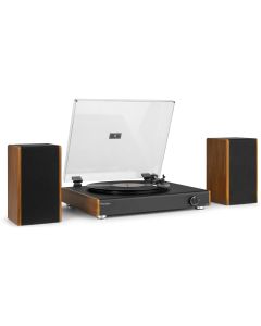 Audizio Plattenspieler RP335 Braun/Schwarz