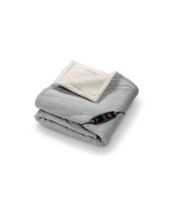 Beurer Wärmedecke HD 81 Cord Light Grey Green Planet