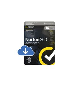 Norton 360 Advanced ESD, 10 Device, 1 Jahr, 200GB Cloud Speicher