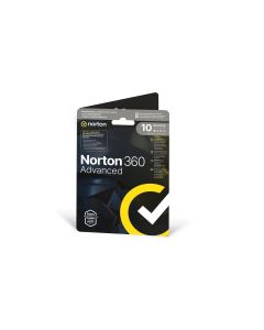 Norton 360 Advanced Sleeve, 10 Device, 1 Jahr, 200GB Cloud Speicher