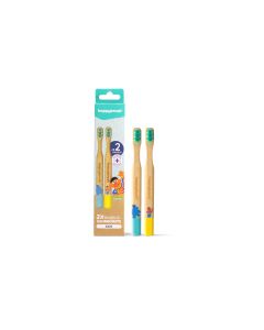 happybrush Handzahnbürste Bambus Sesamstrasse Soft
