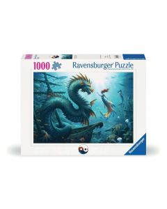 Ravensburger Puzzle Dragon, Mermaid and Turtles