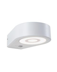 Paulmann LED Aussenwandleuchte Silma Bewegungsmelder Weiss