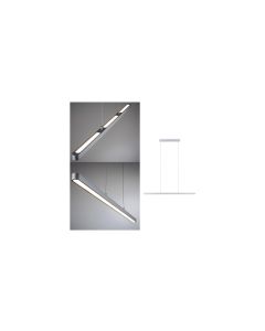 Paulmann Pendelleuchte Lento, 42 W, 2700 K, Chrom