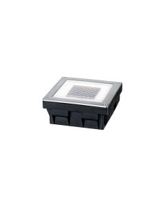 Paulmann Wegeleuchte LED Solar Cube, 0.24W, 2700K, Edelstahl