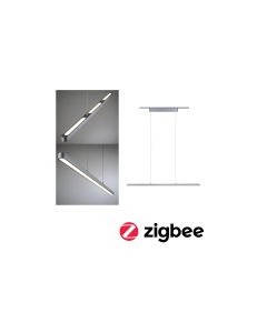 Paulmann LED Pendelleuchte URail Lento Zigbee, 42W, 2700-6500K, Chrom